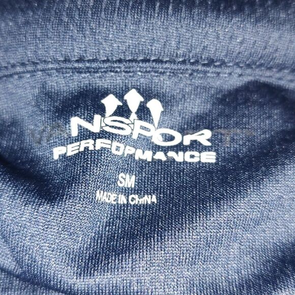 NSPOR  Performance navy blue pullover US OPEN  Sz SM - Picture 6 of 6